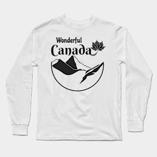 Wonderful Canada Long Sleeve T-Shirt